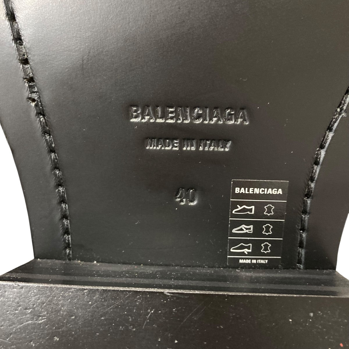 BALENCIAGA(バレンシアガ) SANTIAGO BOOTIEサイドジップレザー