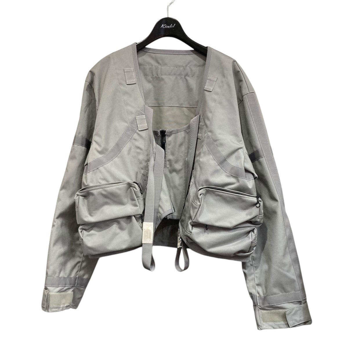 AVALONE(アヴァロン) ノーカラーナイロンジャケットA-19SS-SRB-S AVALONE(アヴァロン) ノーカラーナイロンジャケットA-19SS-SRB-S