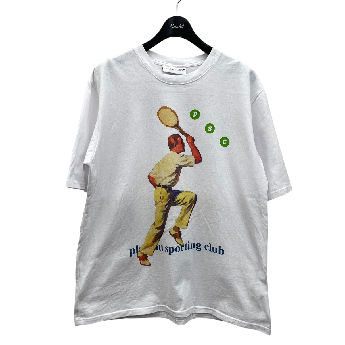 PLATEAU STUDIO plateau sporting clubプリントTシャツ 古着・中古-1枚目のアイテム画像
