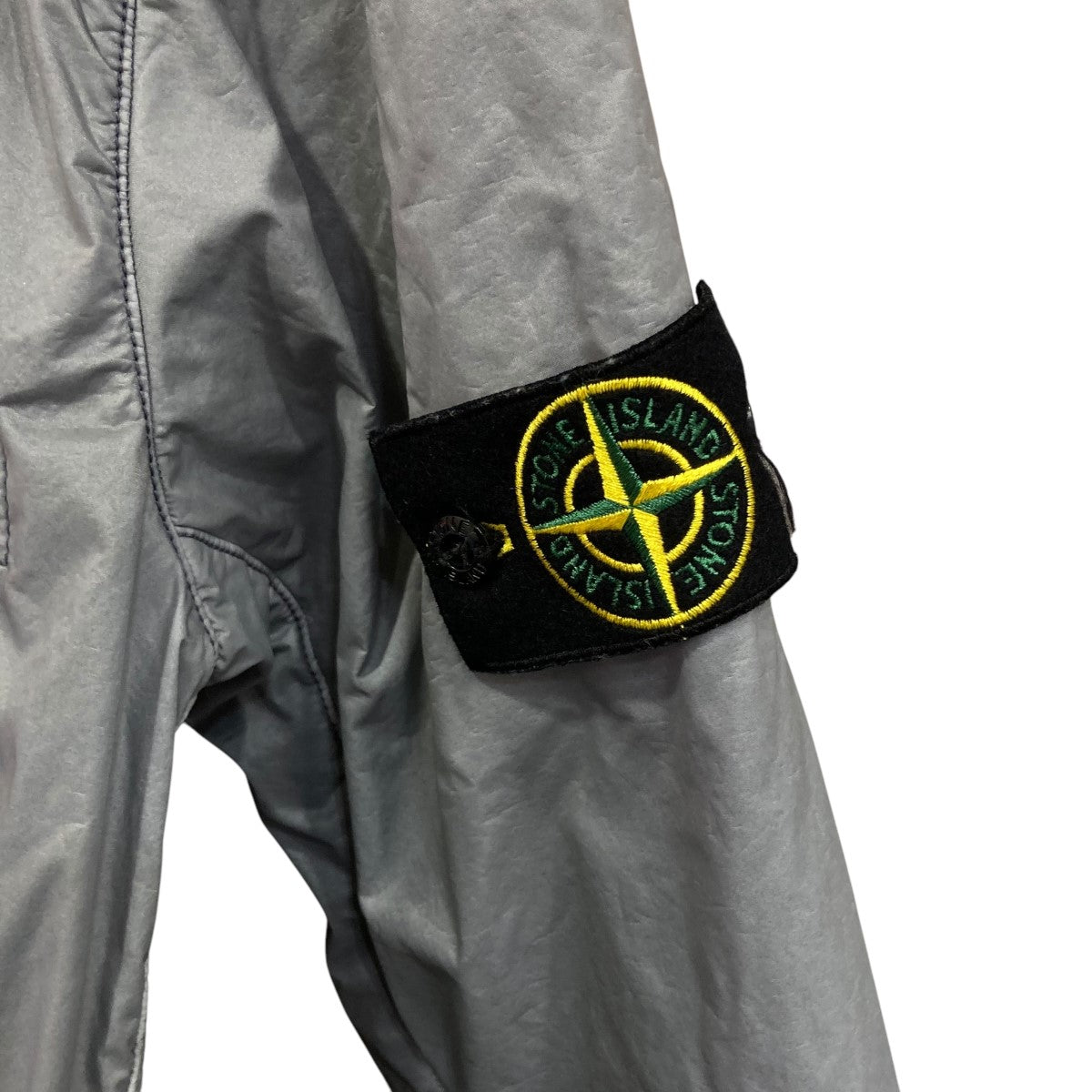 STONE  シャツジャケット　M　正規品 Stone Island コンパスバッジ シャツジャケット | ブルー