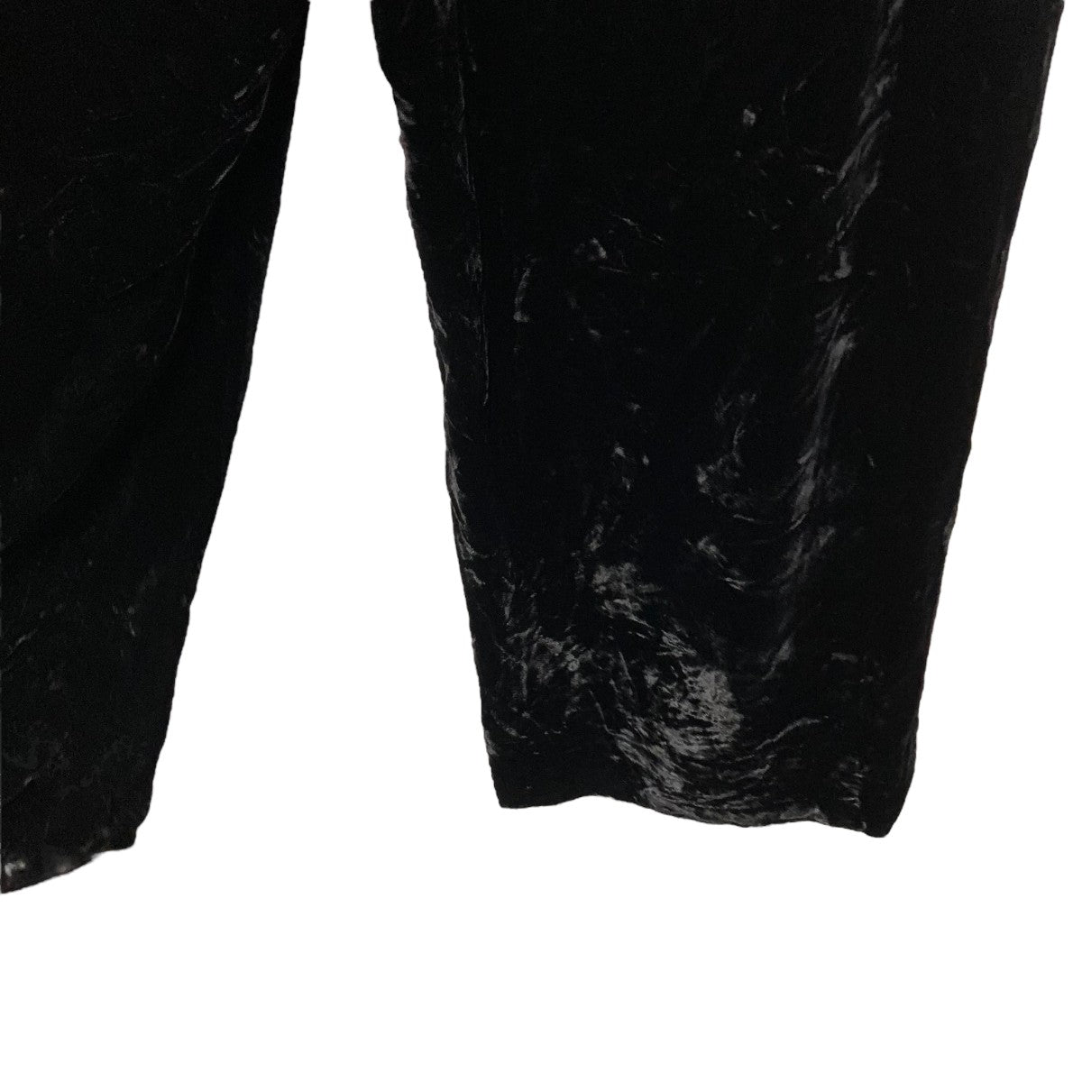 23AWシルクベルベットワイドレッグパンツ754755 Y1H02