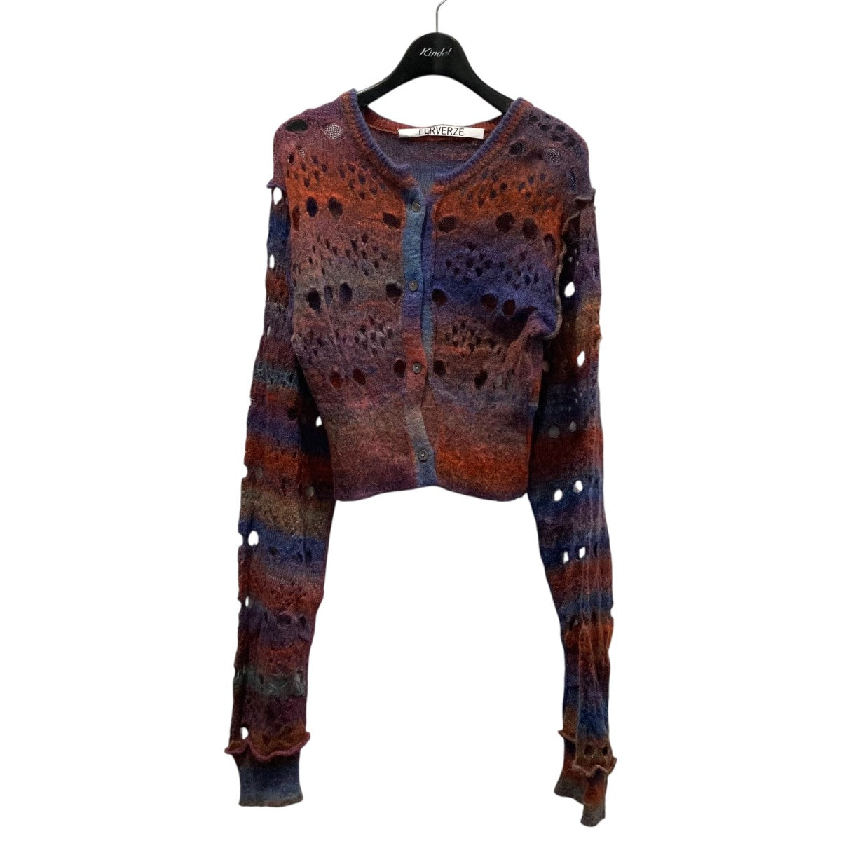 perverze モヘアボーダーカーディガン ✨PERVERZE モヘアニット