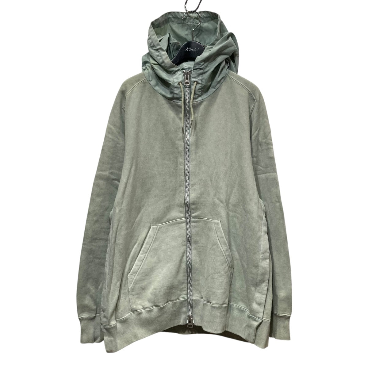 sacai 24AWGarment Dye Cotton Jersey Hoodieピグメントダイジップパーカー24-03501M 古着・中古-1枚目のアイテム画像