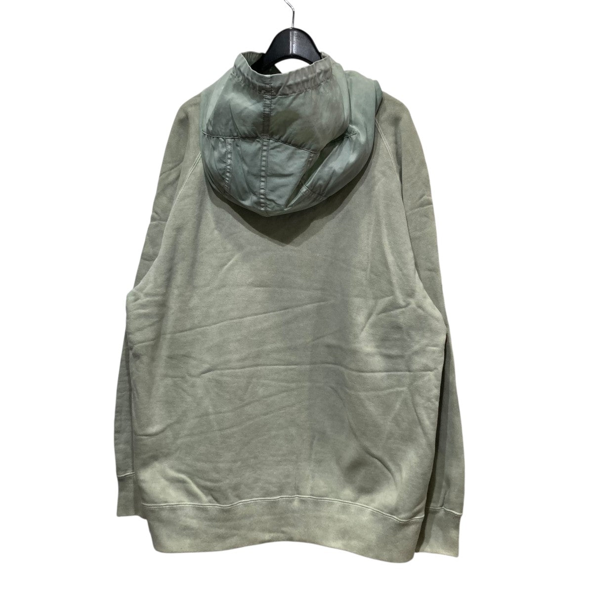 sacai 24AWGarment Dye Cotton Jersey Hoodieピグメントダイジップパーカー24-03501M 古着・中古-2枚目のアイテム画像