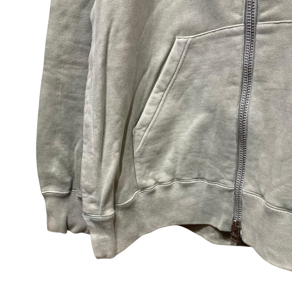 sacai 24AWGarment Dye Cotton Jersey Hoodieピグメントダイジップパーカー24-03501M 古着・中古-5枚目のアイテム画像