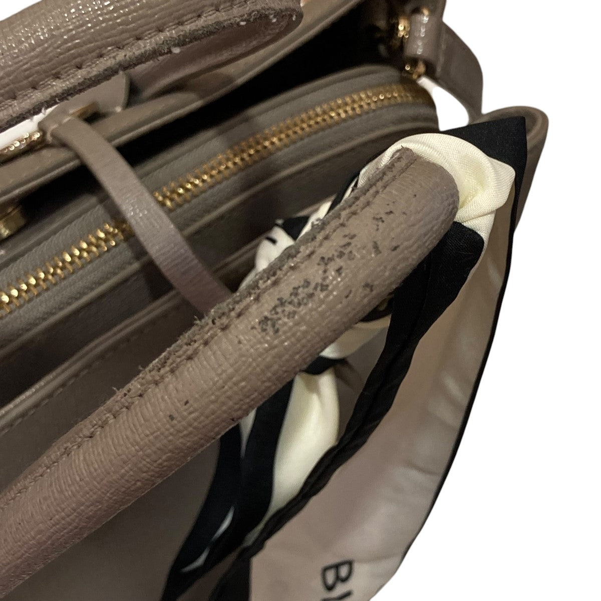 FURLA(フルラ) スカーフ付き2WAYショルダーバッグ グレー