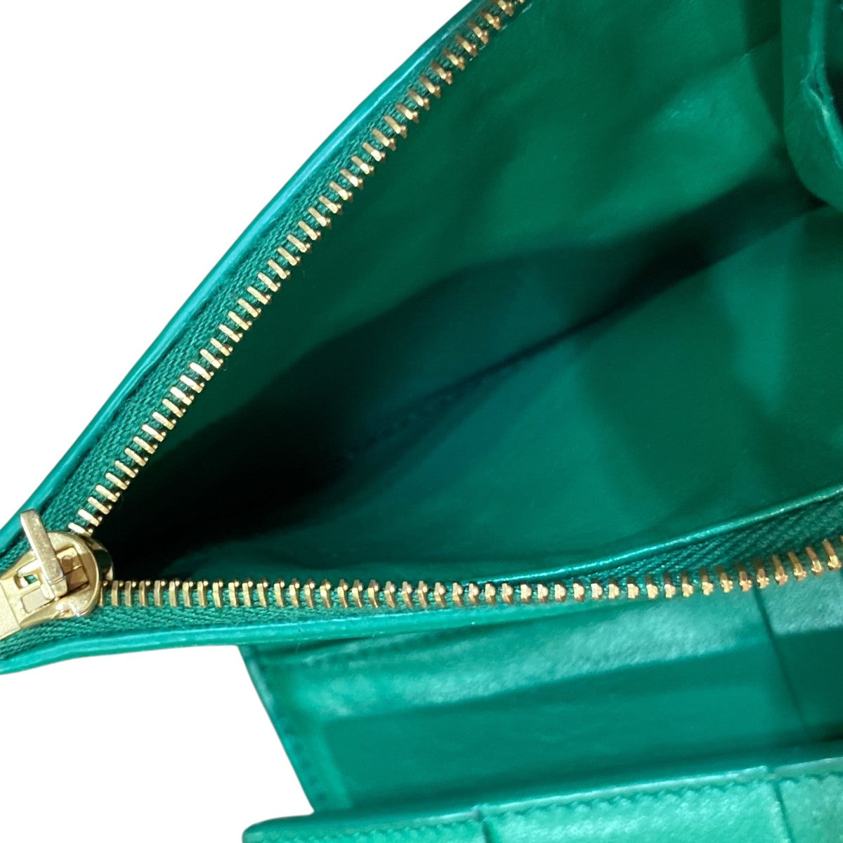 BOTTEGA VENETA(ボッテガヴェネタ) 3つ折り財布 P01717260D グリーン