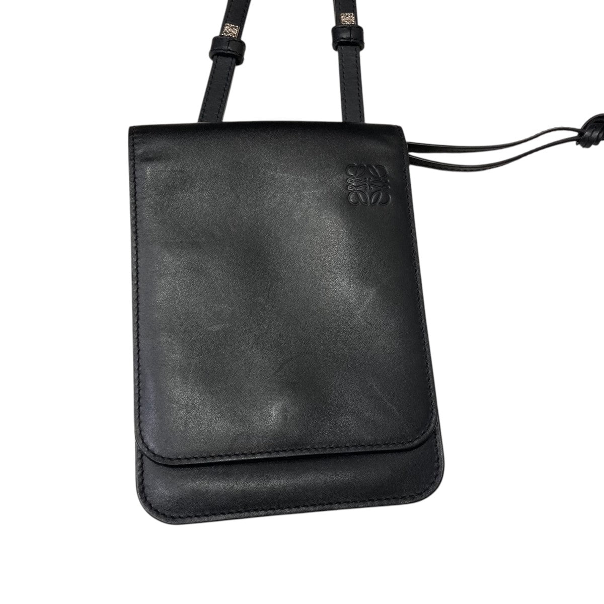 LOEWE(ロエベ) GUSSET FLAT CROSSBODYミニショルダーバッグ