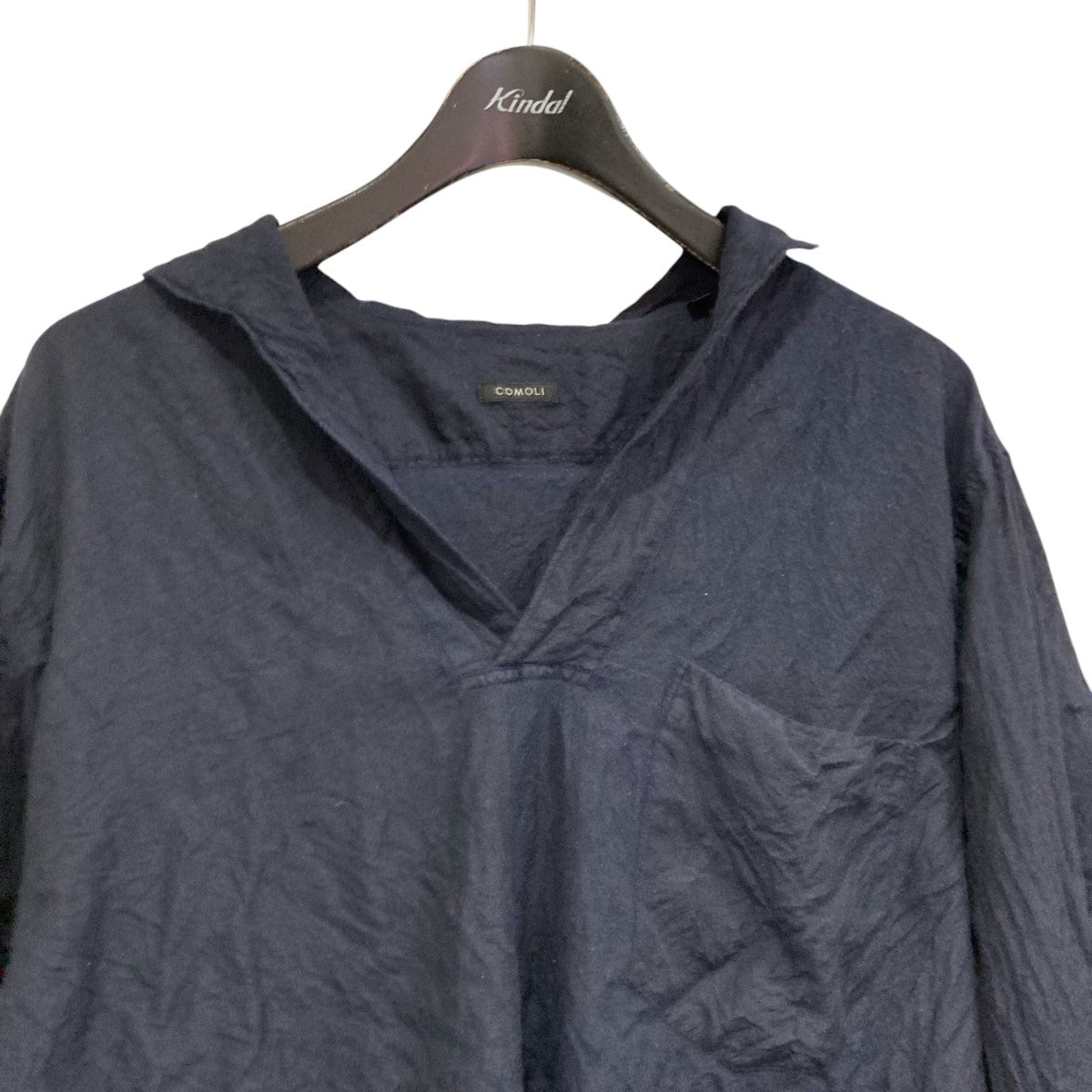 Comoli 22SS シルクネルスキッパーシャツ COMOLI シルクネル スキッパーシャツ 購入レビュー【2022SS