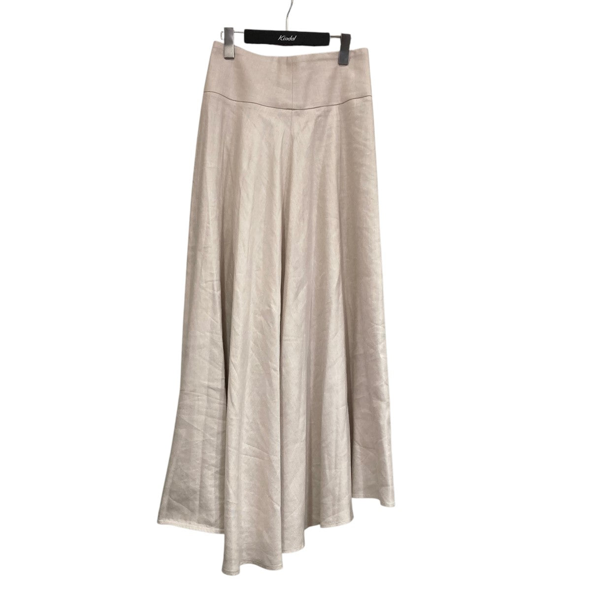 ATON LINEN VISCOSE GATHERED SKIRTリネンロングスカートSKAGNM0307 古着・中古-1枚目のアイテム画像