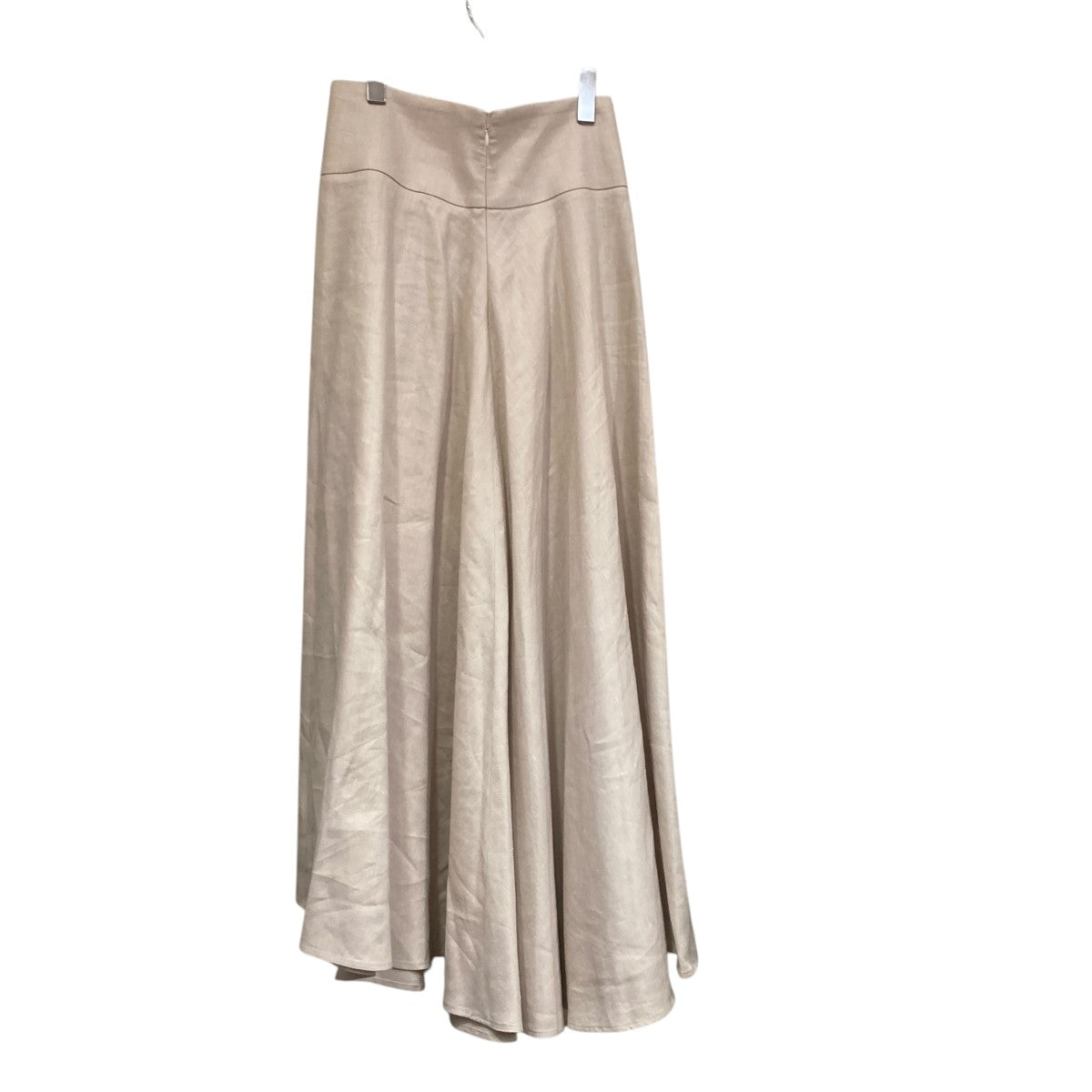 ATON(エイトン) LINEN VISCOSE GATHERED SKIRTリネンロングスカート