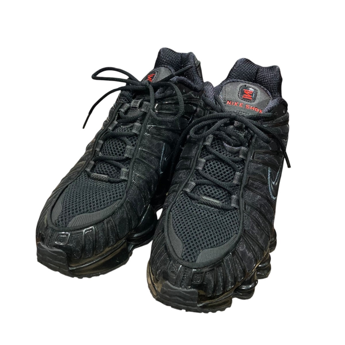 NIKE(ナイキ) Women's Shox TL Black and Max Orangeスニーカー
