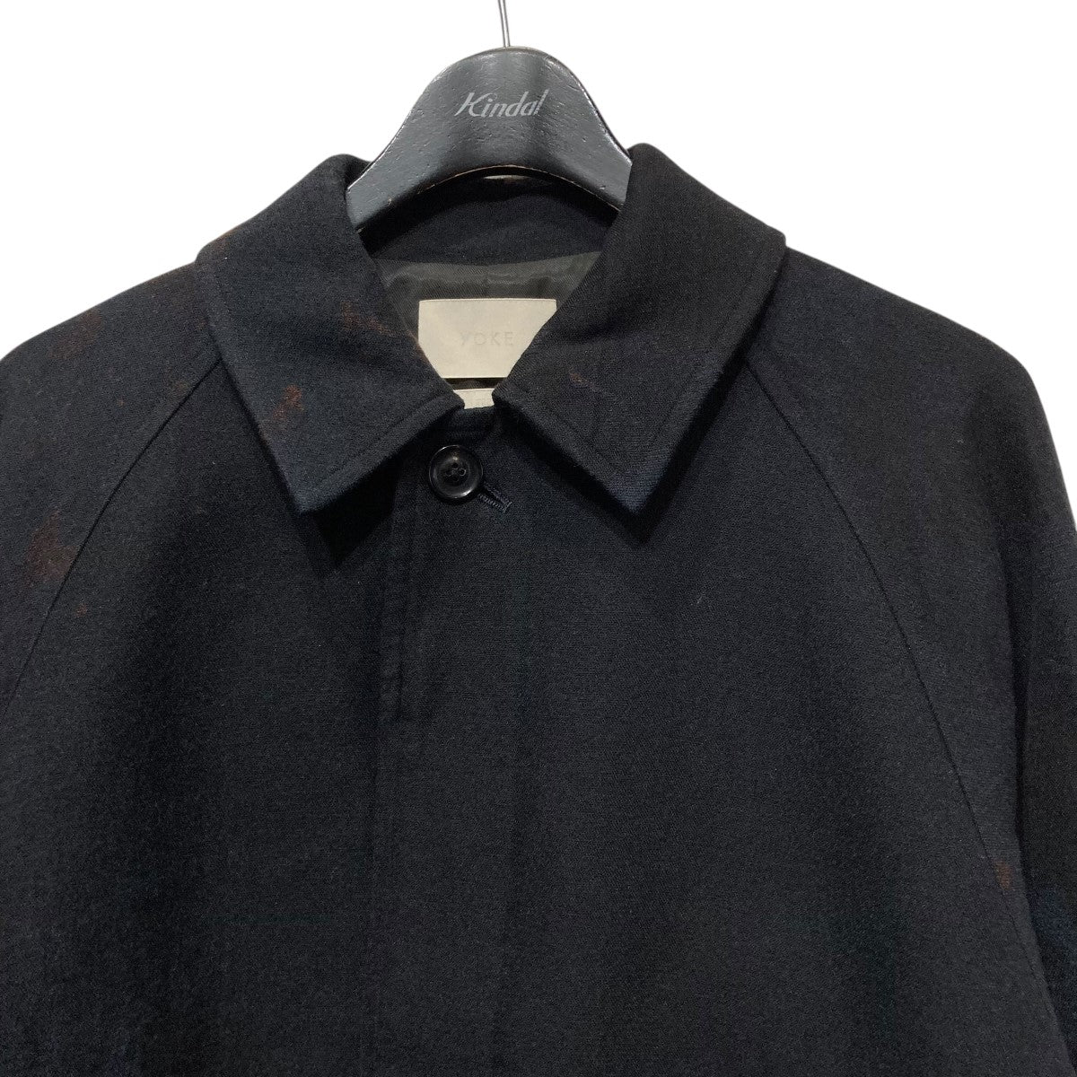 YOKE(ヨーク) 22AWJACQUARD BAL COLLAR COATジャガードバルカラー