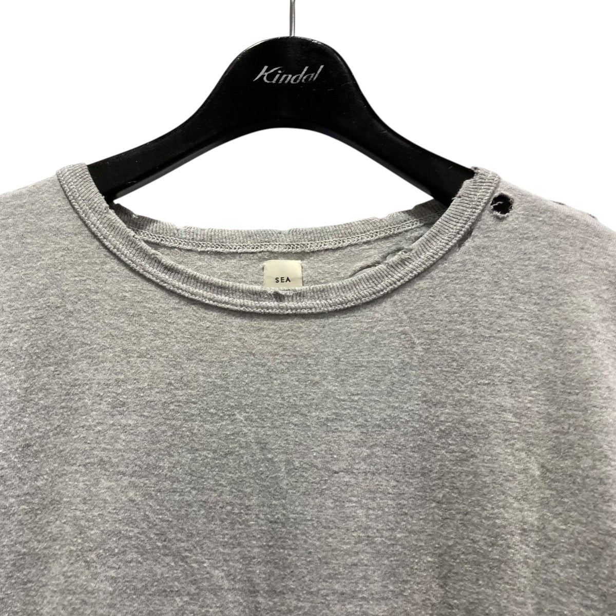 SEA(シー) 88 RIPPED SHORT TEEダメージ半袖Tシャツ110218120