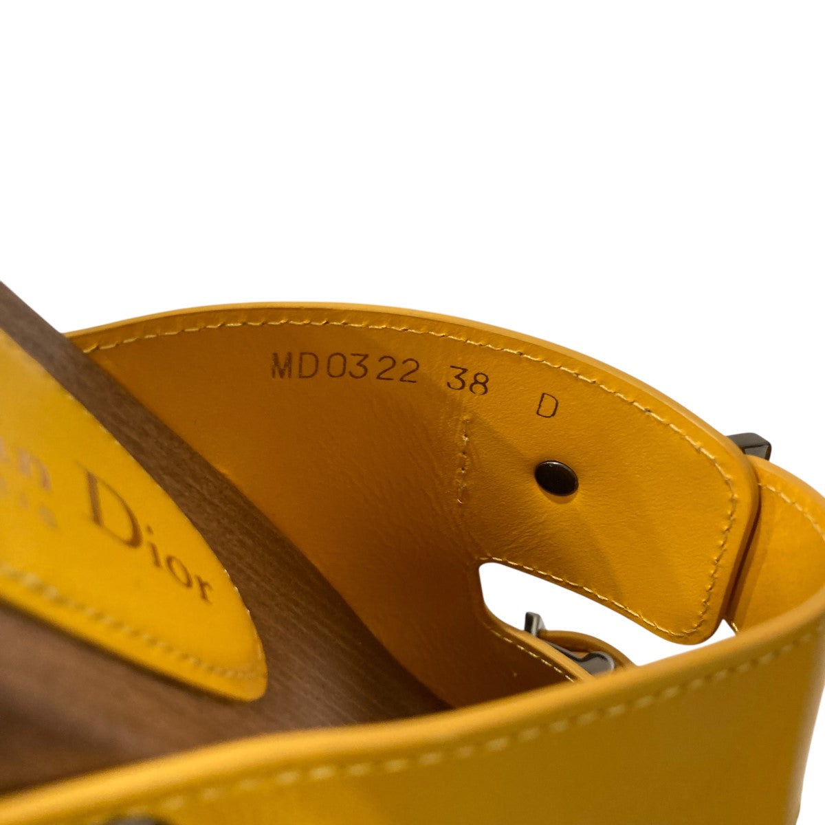 Christian Dior レザーストラップサンダルMD0322 古着・中古-7枚目のアイテム画像