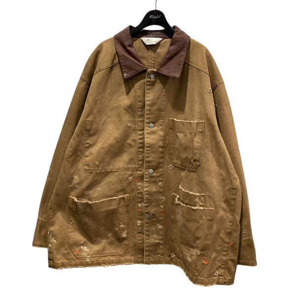 ANCELLM×WISM 25SSDUCK COVERALL JACKETカバーオール キャメル サイズ