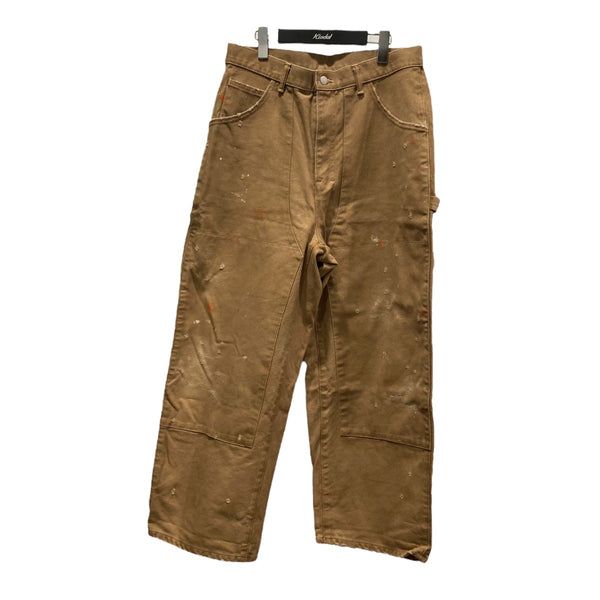 【一度のみ使用】ANCELLM WISM DUCK PAINTER 2 ANCELLM×WISM 25SSDUCK PAINTER PANTSダックペインターパンツ キャメル