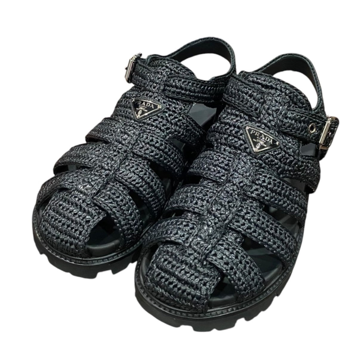 PRADA(プラダ) / サンダル/36.5/BLK/ブラック | 中古品の販売