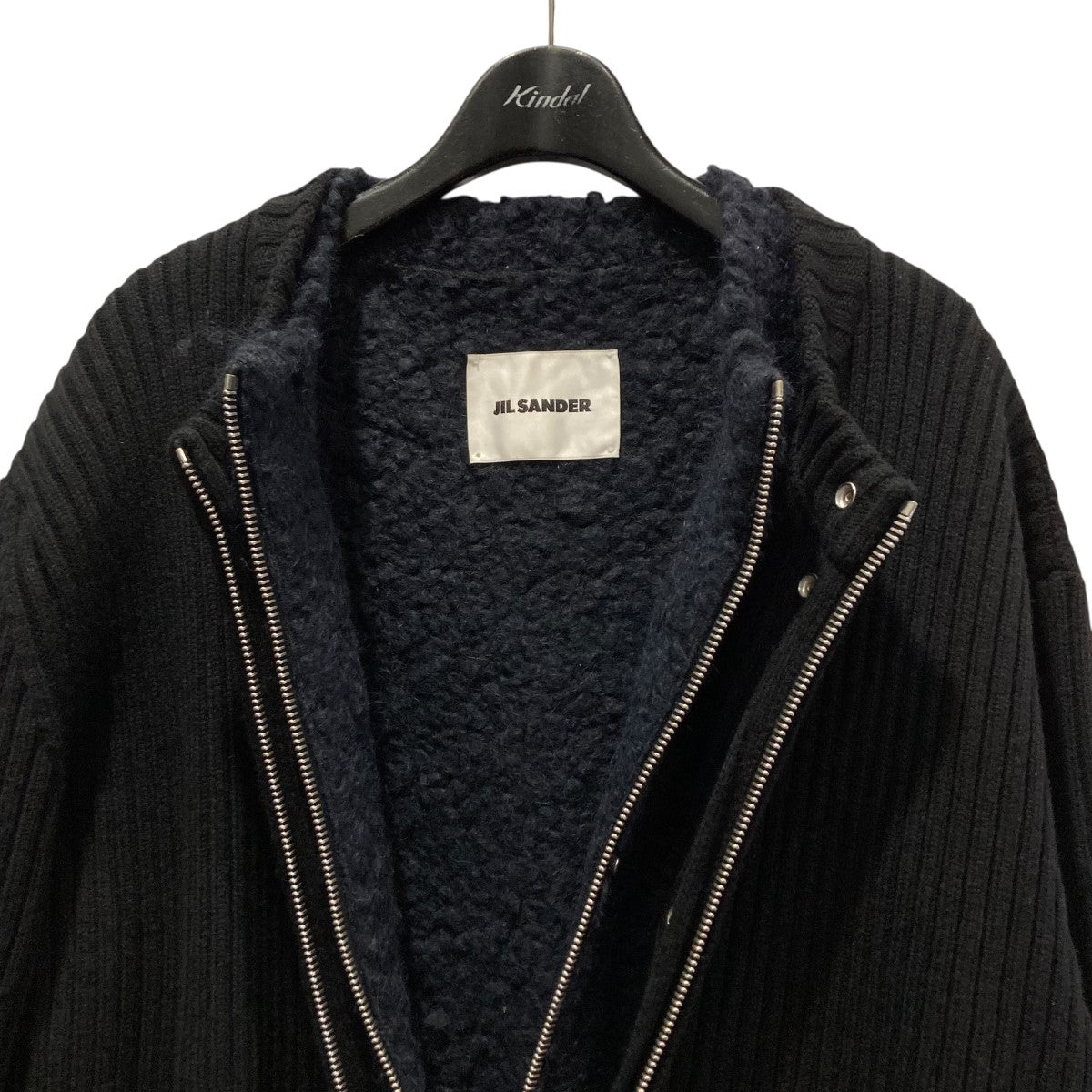 JIL SANDER(ジルサンダー) ベストレイヤードニットジャケットJ22FV0107