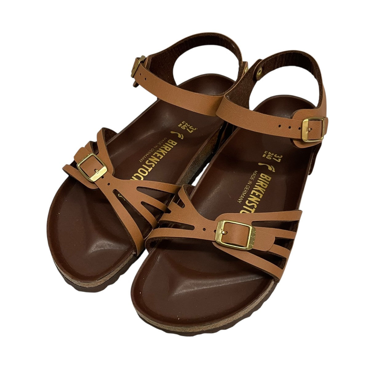 ☆ 美品 Birkenstock サンダル 「Bali」 (38) 24.5㎝ 新品【ビルケンシュトック】バリ Bali サンダル♡人気ホワイト38