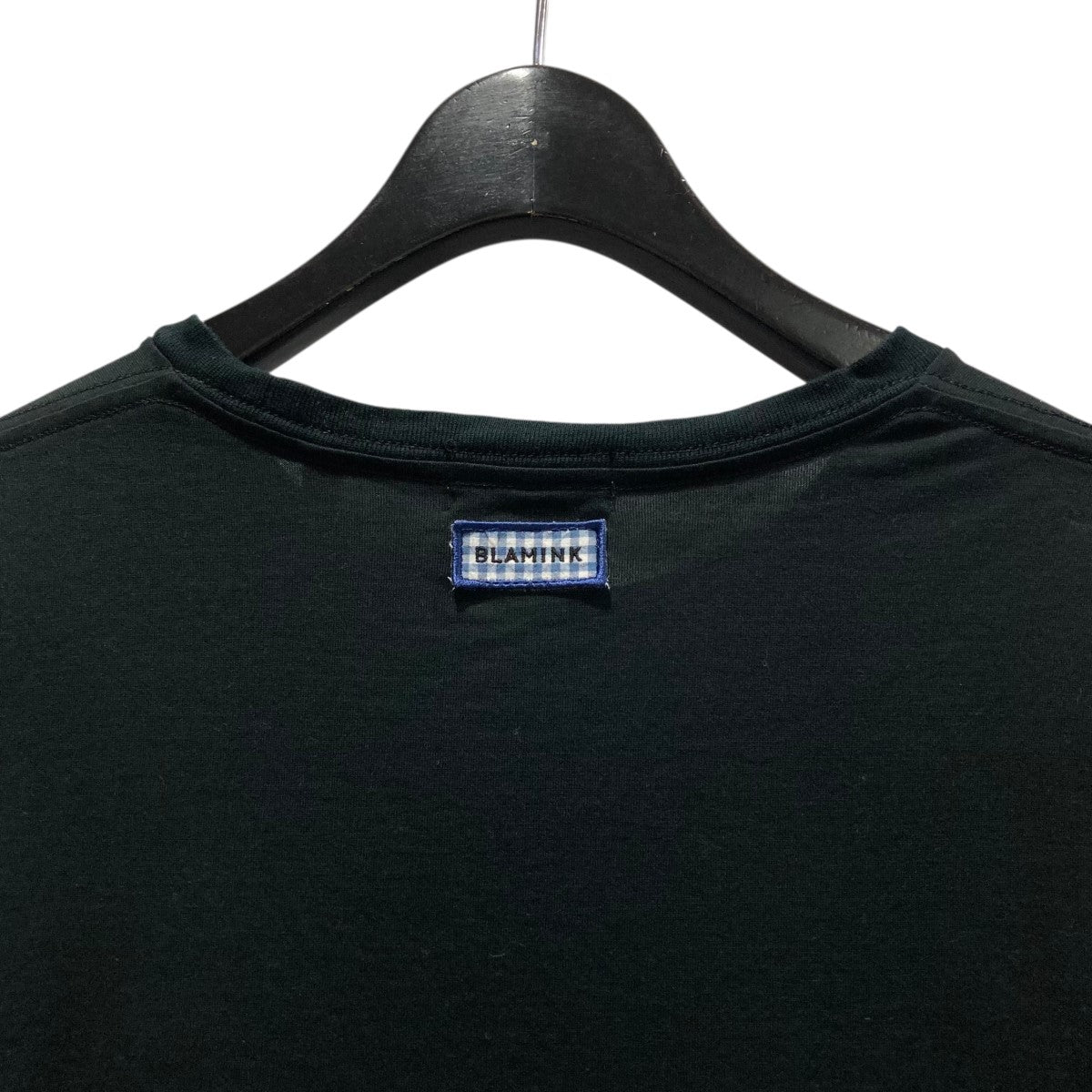 ブラミンクBLAMINK スウェットTシャツ　サイズ2 BLAMINK(ブラミンク) コットンロゴパッチショートスリーブT