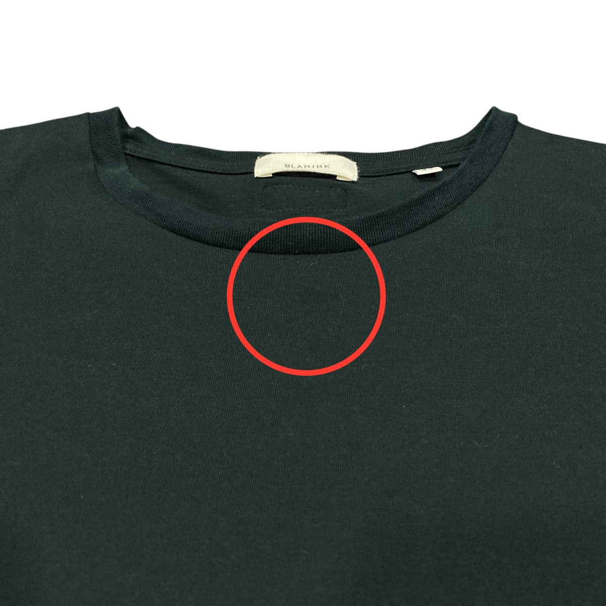 BLAMINK コットンロゴパッチショートスリーブTシャツ7917-299-0055 古着・中古-8枚目のアイテム画像
