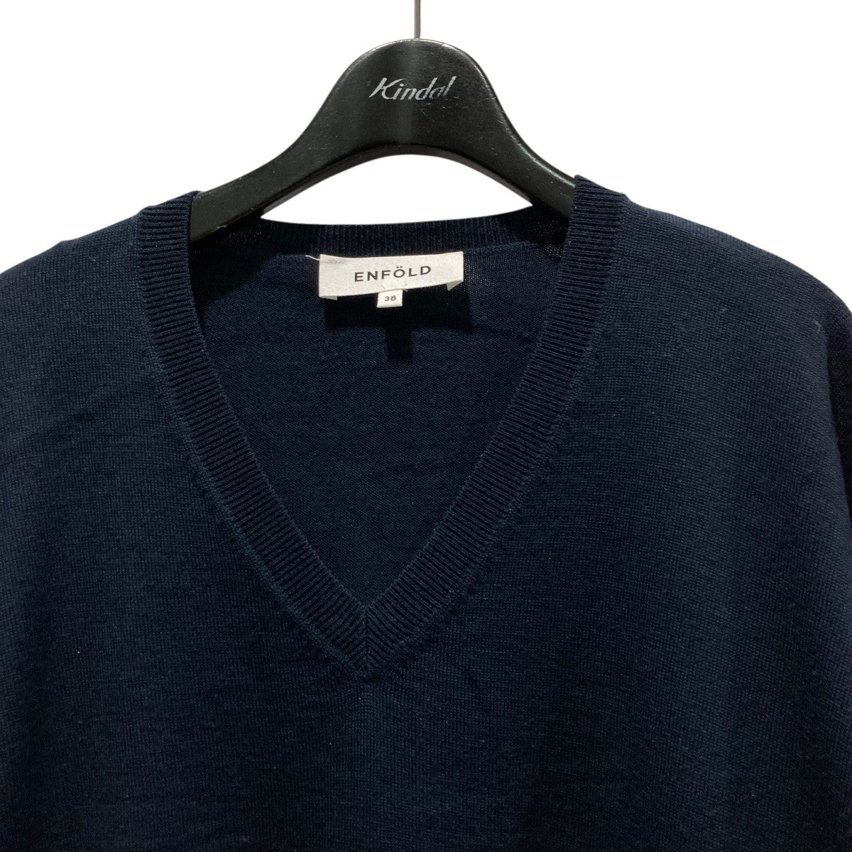 ENFOLD(エンフォルド) アシメドルマンVネックニット300AA270-2240