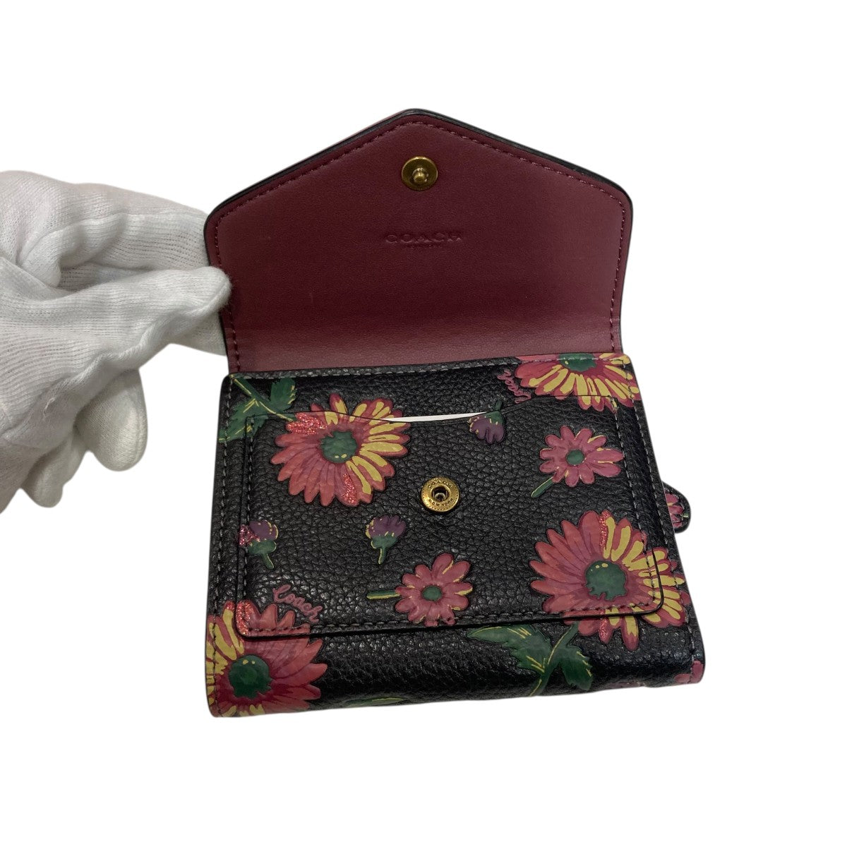 COACH(コーチ) フローラルプリントスモールウォレットCM524 CM524