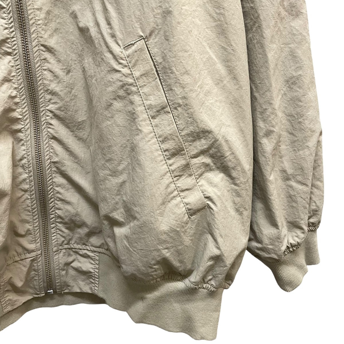 ジャーナルスタンダードレリューム　ウォッシャブルナイロンタッサーMA1 ネイビー ジャーナルスタンダードレリューム ウォッシャブルナイロン