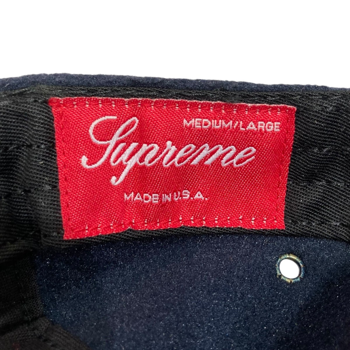 Supreme(シュプリーム) Polartec Camp Capフリースキャップ ネイビー