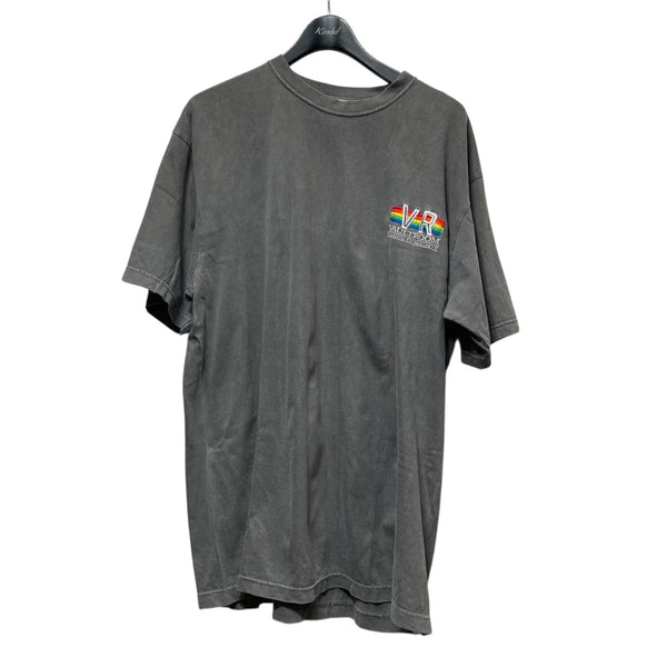 VAULTROOM(ボルトルーム) RETRO LOGO TEEバックプリントTシャツ グレー