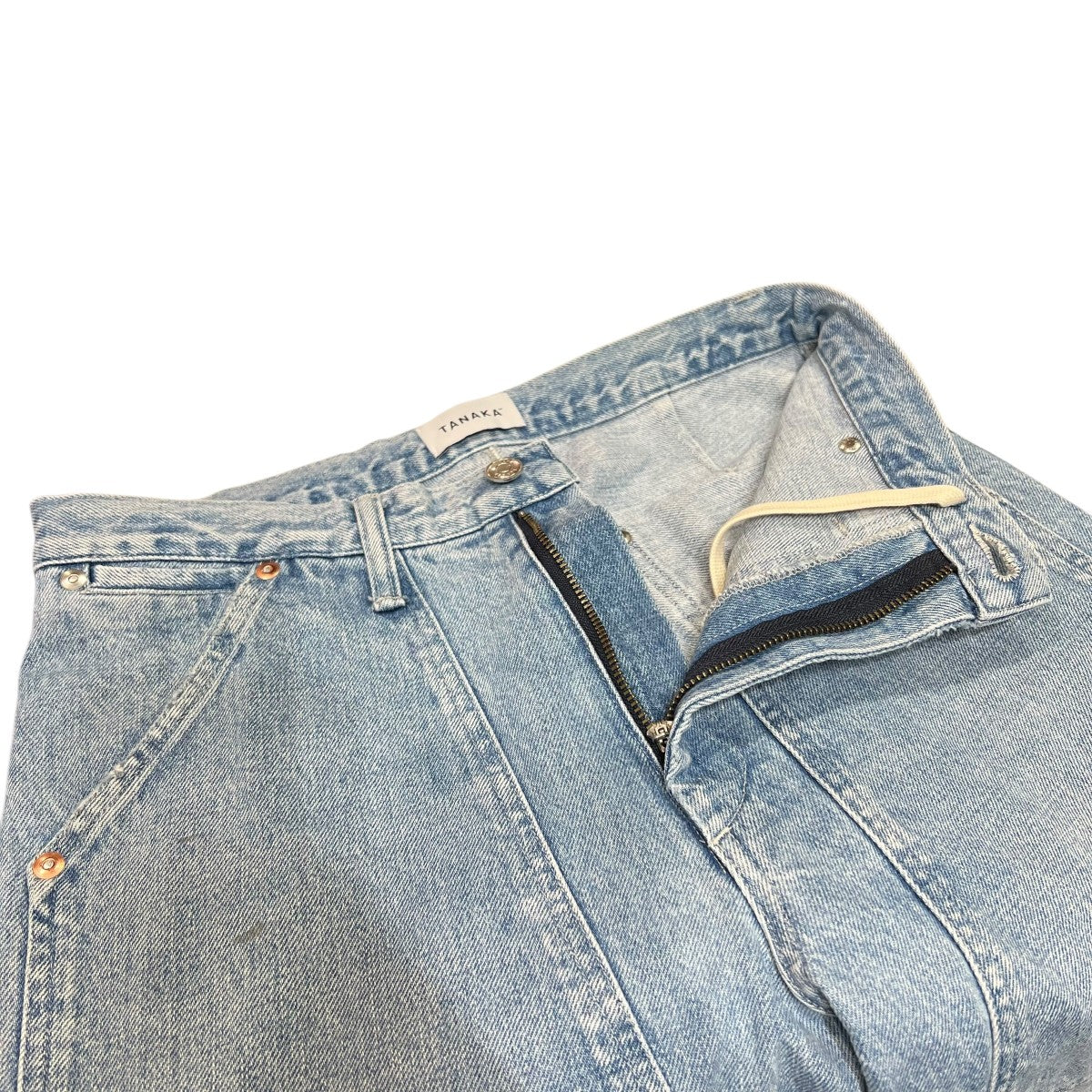 TANAKA(タナカ) WORK JEAN TROUSERSダブルニーデニムパンツST-48 ST-48
