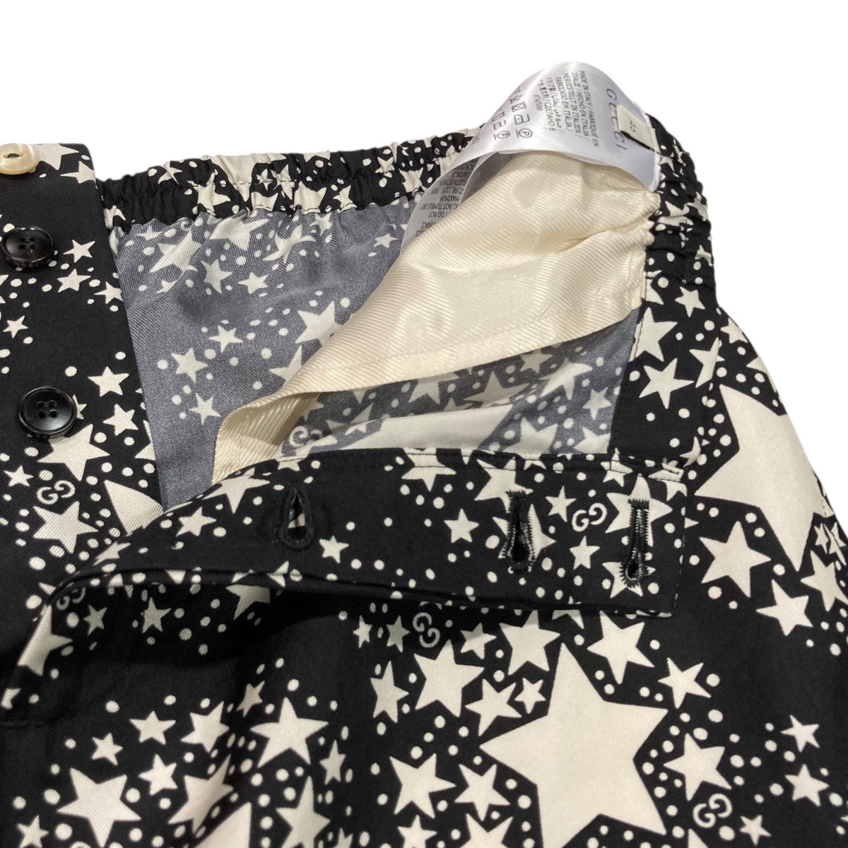 GUCCI スター総柄シルクショーツ624399 古着・中古-3枚目のアイテム画像
