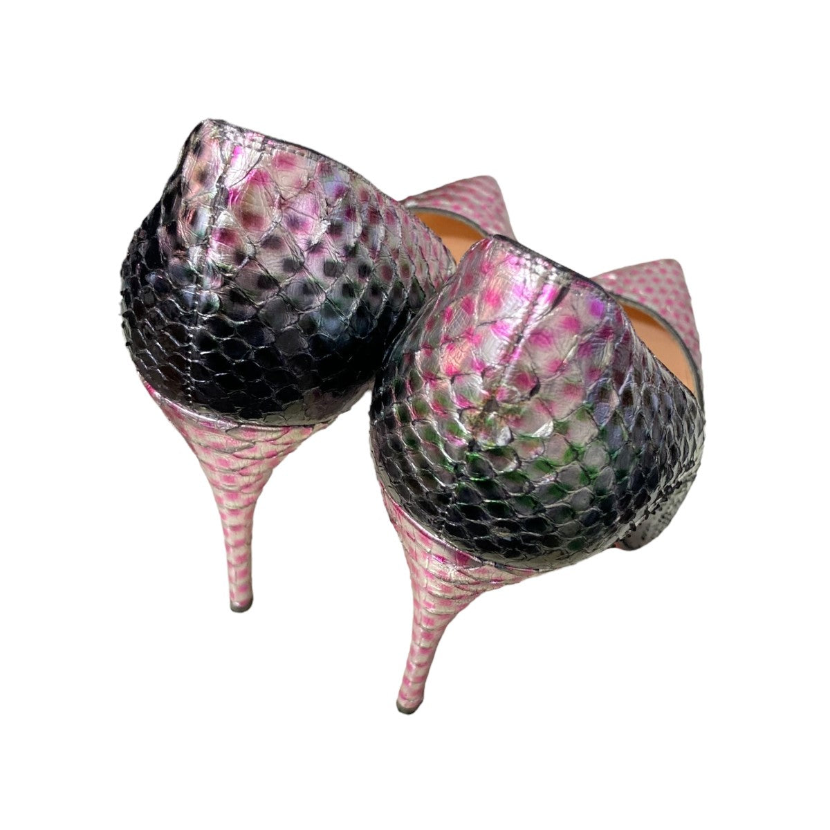 クリスチャンルブタン パイソン皮　ヒールパンプス 36ハーフ クリスチャンルブタン パンプス 36ハーフ クリスチャンルブタン