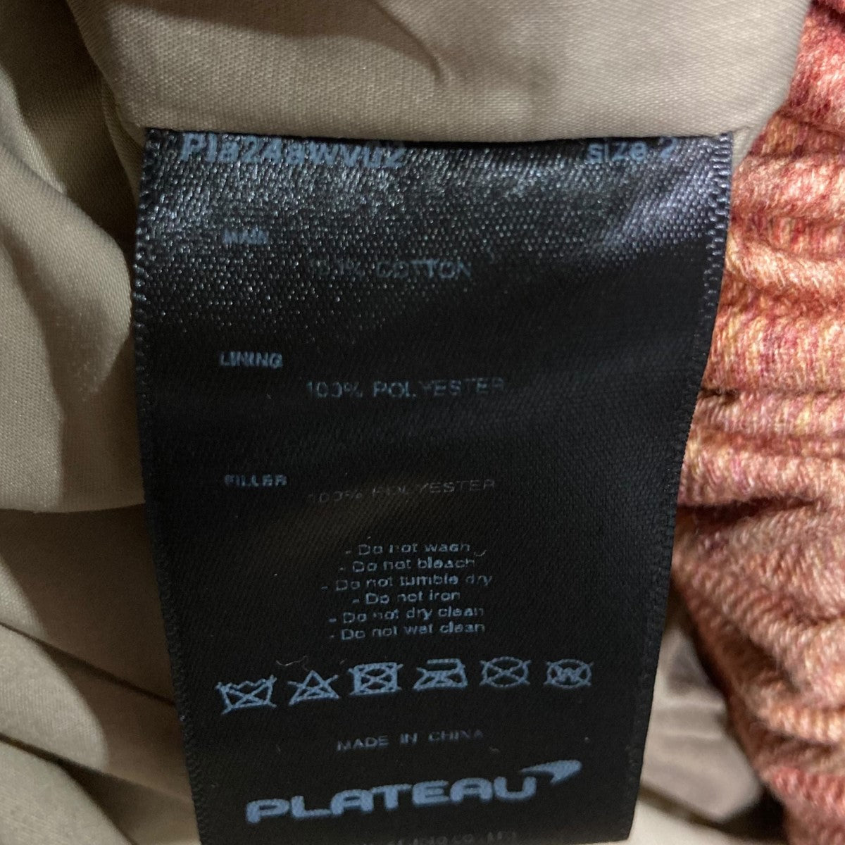 24AWDigital print puffer vestデジタルプリントパファーベストPla24awv02