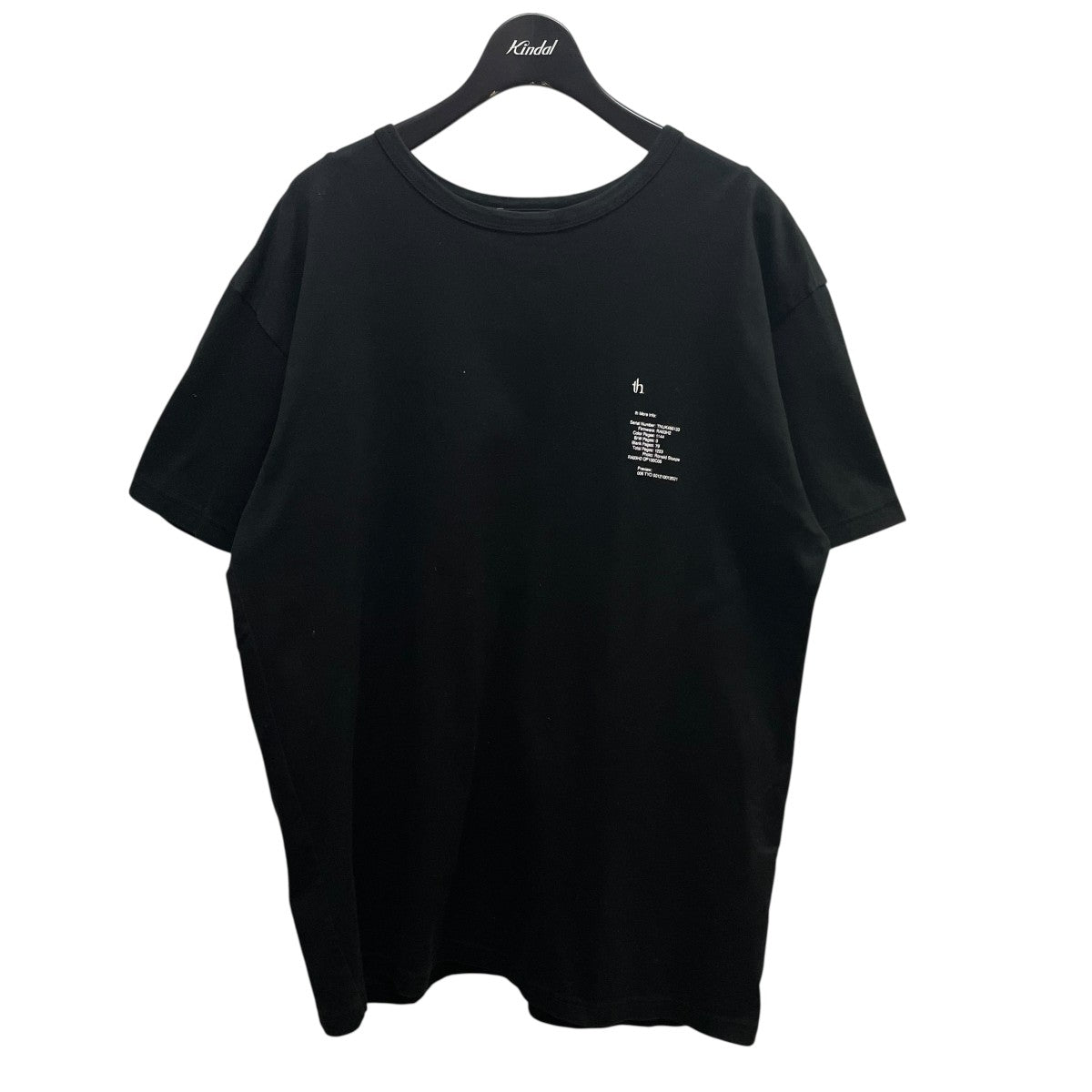 TH バックプリントTシャツ2101-T16A-M115 古着・中古-1枚目のアイテム画像