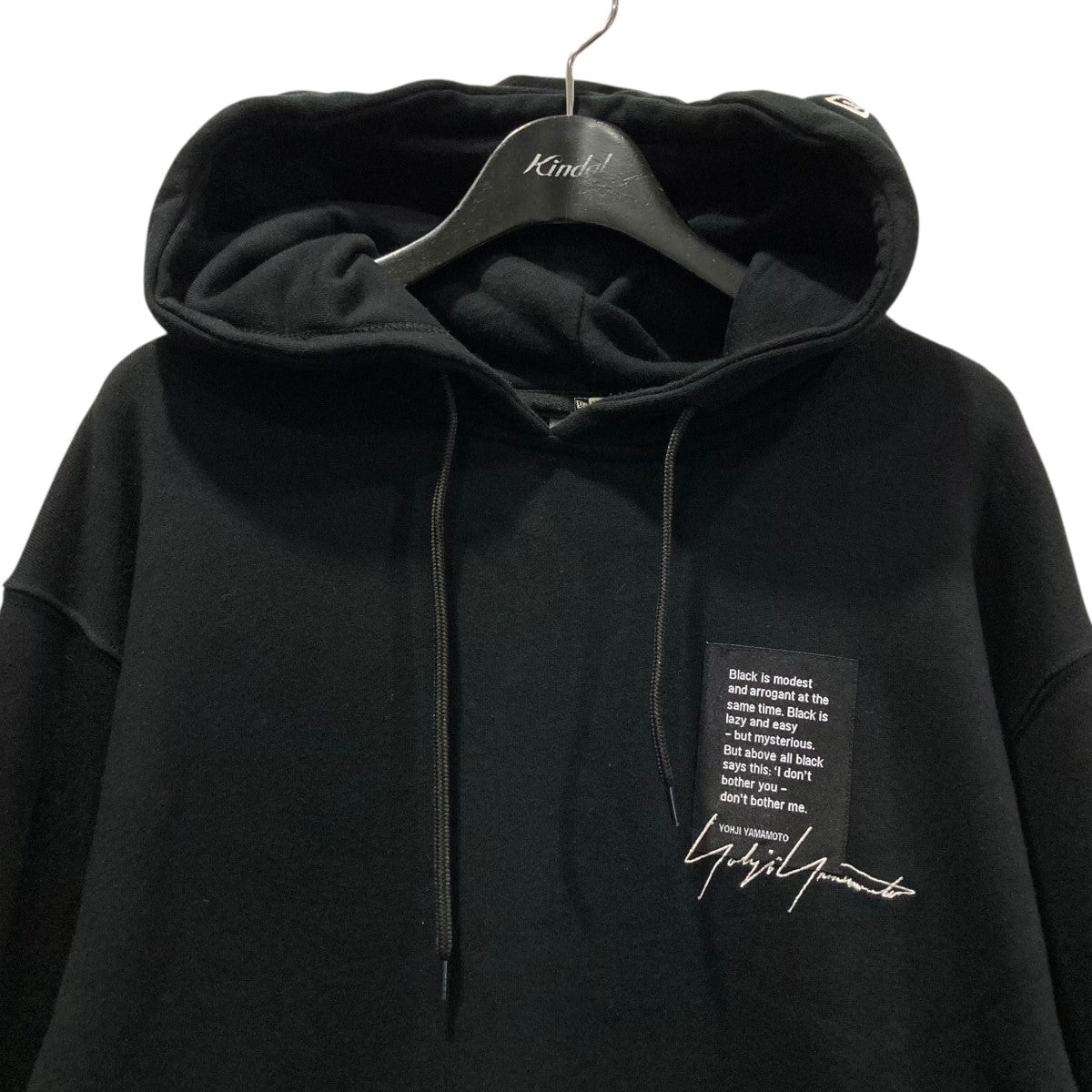 Yohji Yamamoto pour homme×New Era HOODIE YY LABEL LOGOラベルロゴ