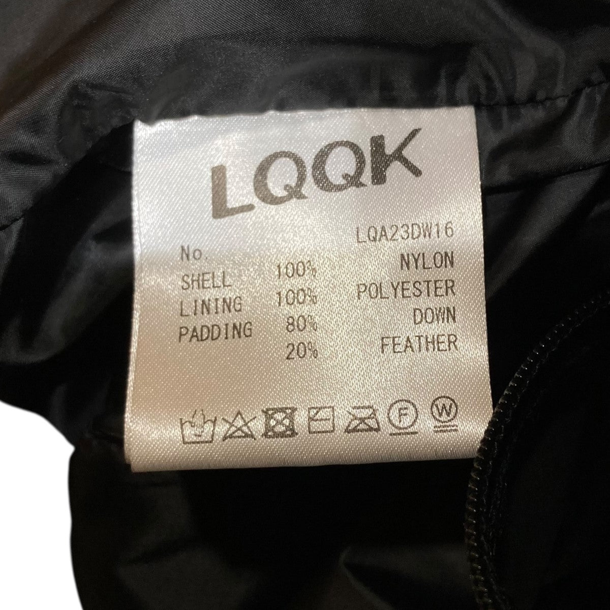 LQQK STUDIO(ルック スタジオ) 23AWDOWN WAVE JACKETダウンウェーブ