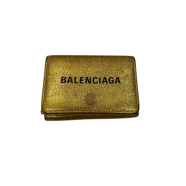 BALENCIAGA(バレンシアガ) 三つ折り財布551921 551921 - ゴールド