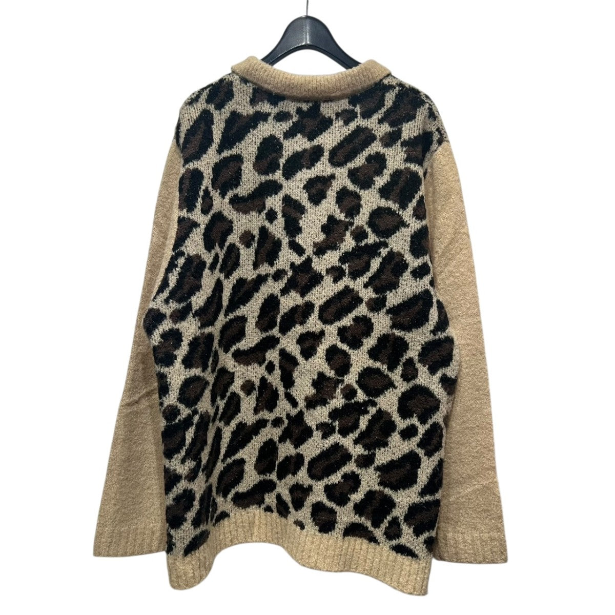 TTT MSW レオパード柄モヘヤ混カーディガン ティーモダンストリートウェア TTT MSW(ティーモダンストリートウエア) 21AWレオパード