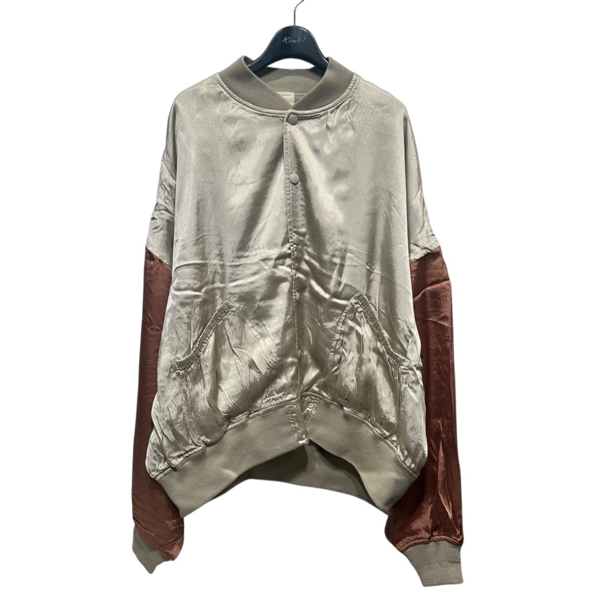 refomed(リフォメッド) 25SSFRESH MAN STADIUM JAMPERサテン