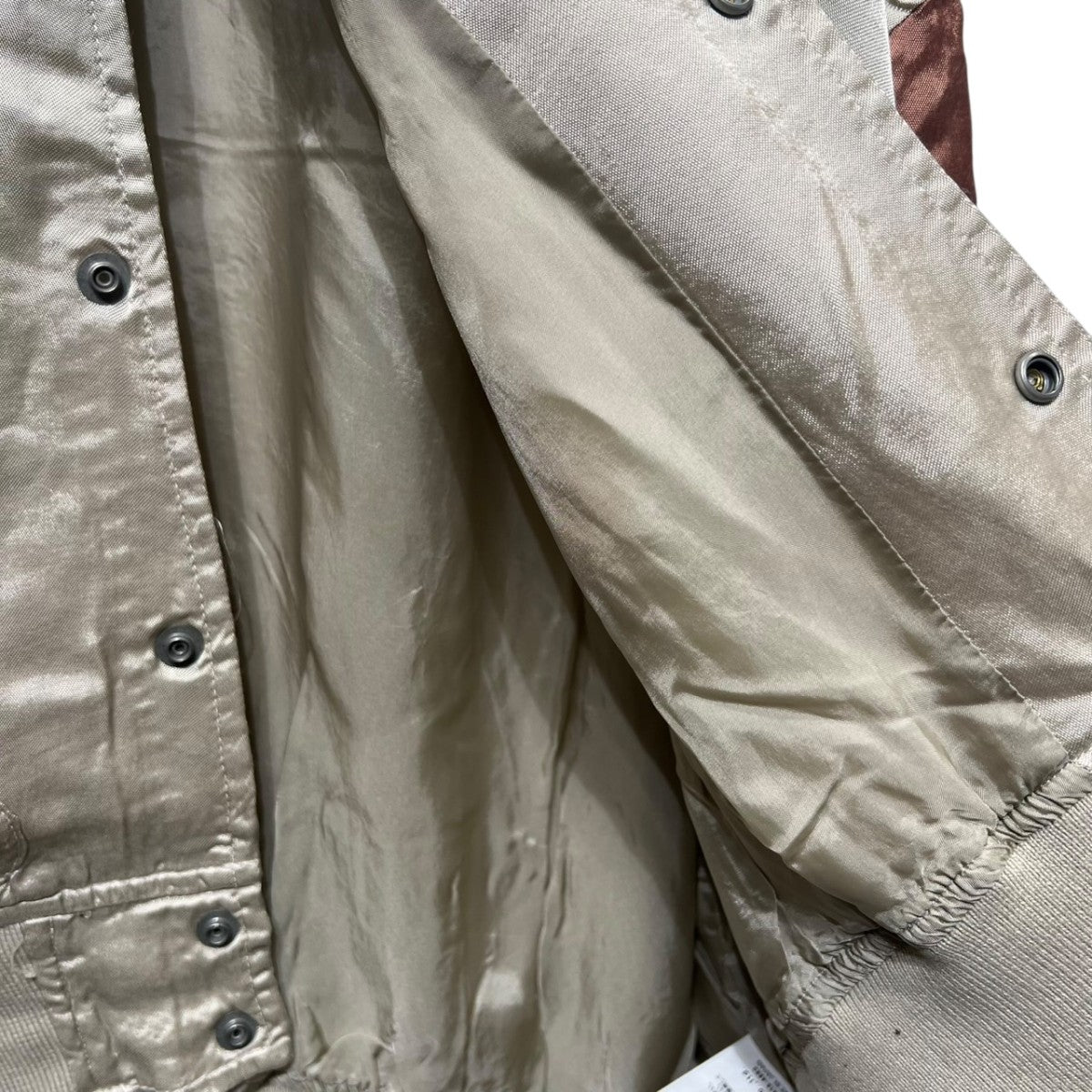 refomed 25SSFRESH MAN STADIUM JAMPERサテンスタジャンREJK-026 古着・中古-5枚目のアイテム画像