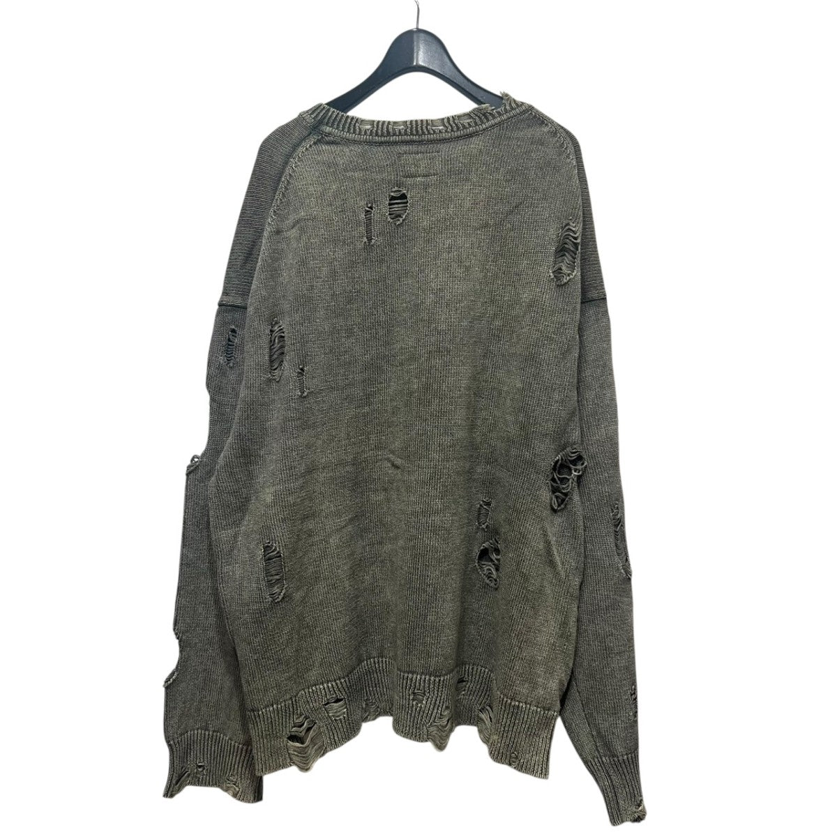 KAMIYA カミヤ 24SS PRINTED KNIT TEE ダメージ加工 KAMIYA カミヤ 24SS PRINTED KNIT TEE ダメージ加工