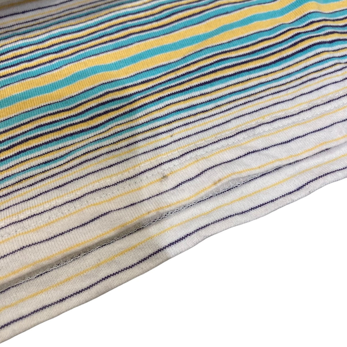 unused Border L/Sボーダー US2485 アンユーズド UNUSED [ US2485 (Long sleeve border T-shirt) ] BLACK×PURPLE