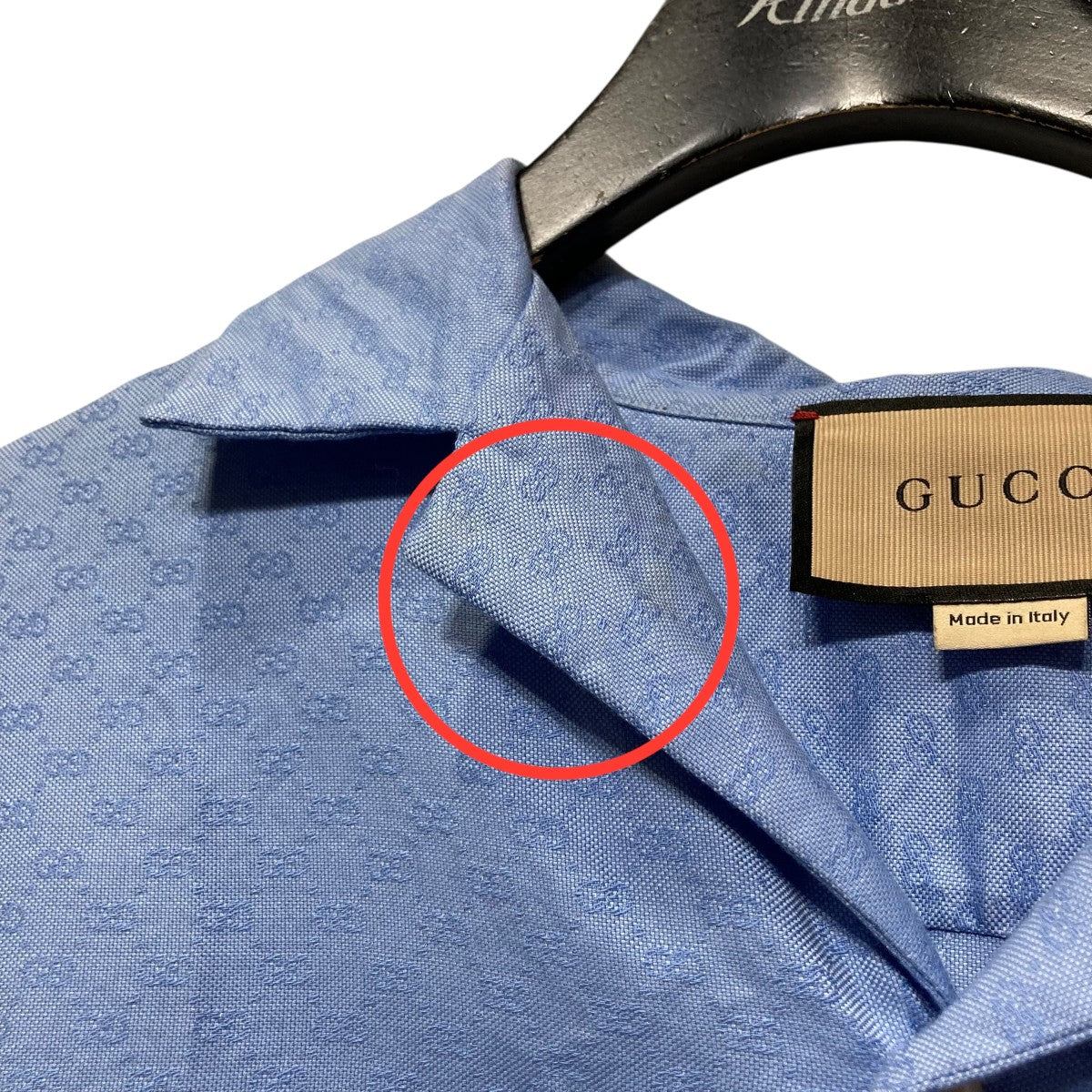 GUCCI ミニ GG オックスフォードコットンシャツ751051 古着・中古-5枚目のアイテム画像