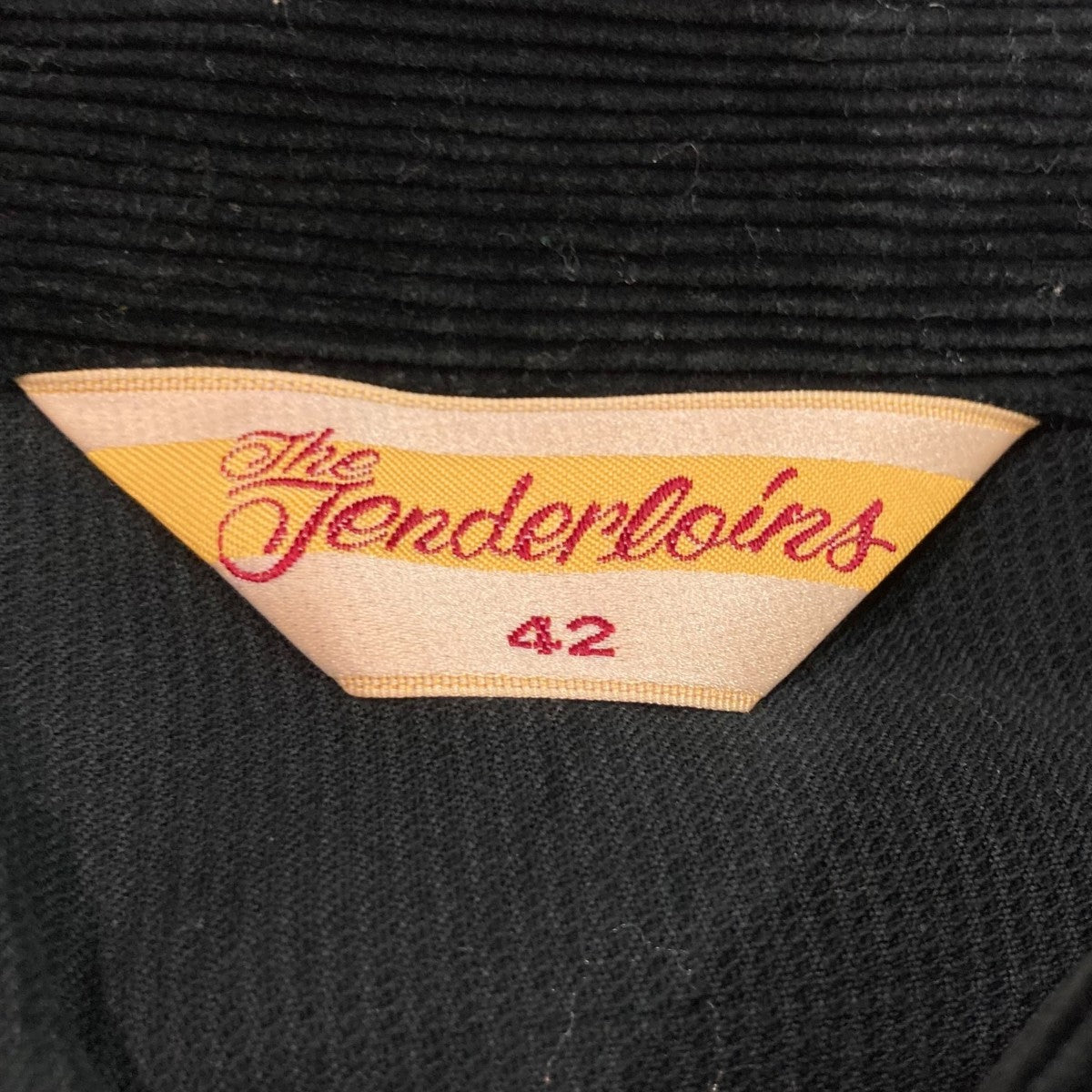 TENDERLOIN(テンダーロイン) コーデュロイジャケット ブラック