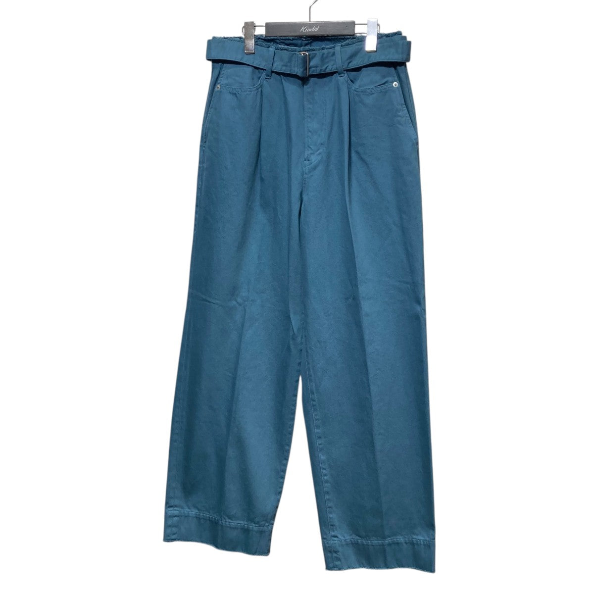 23SSBELTED WIDE-LEGGED DENIM TROUSERSデニムパンツYK23SS0471P