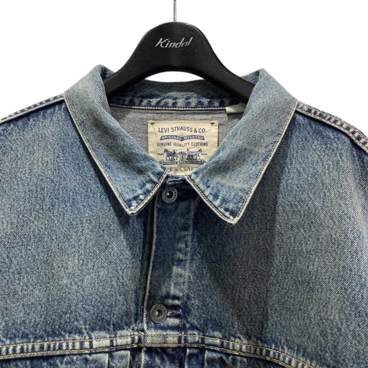 made by HEALTH メイドバイヘルス ライトオンスデニムジャケット LEVI'S MADE＆CRAFTED(リーバイスメイド＆クラフテッド) デニム