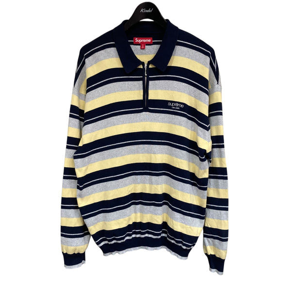 Supreme(シュプリーム) 24AWStripe Zip L S Poloストライプジップ