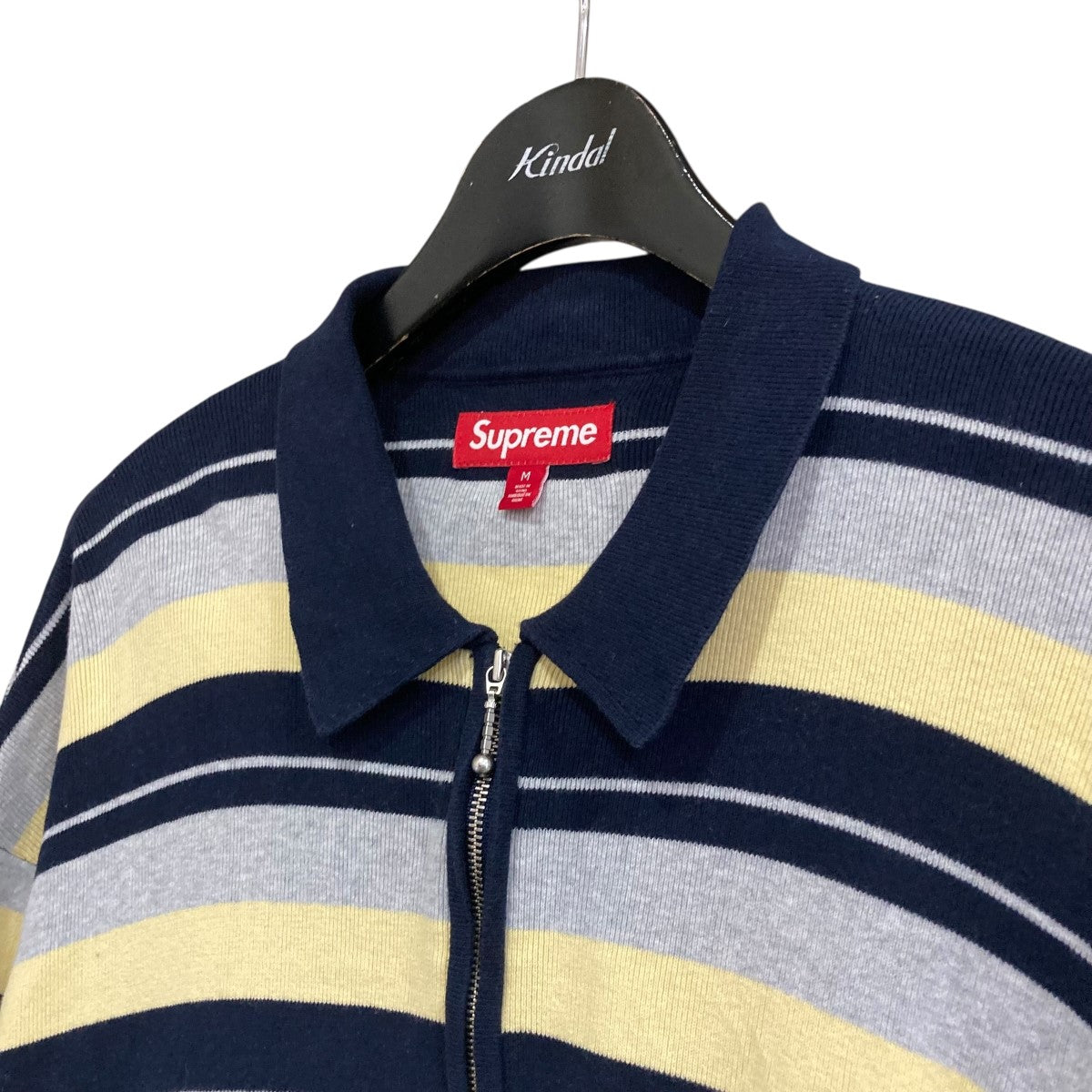 Supreme(シュプリーム) 24AWStripe Zip L S Poloストライプジップ